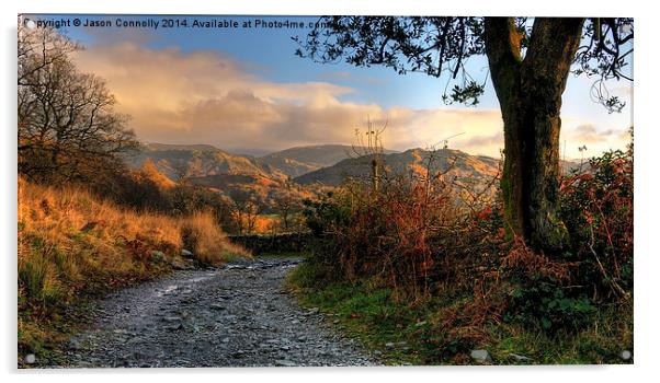 Little Langdale Acrylic by Jason Connolly