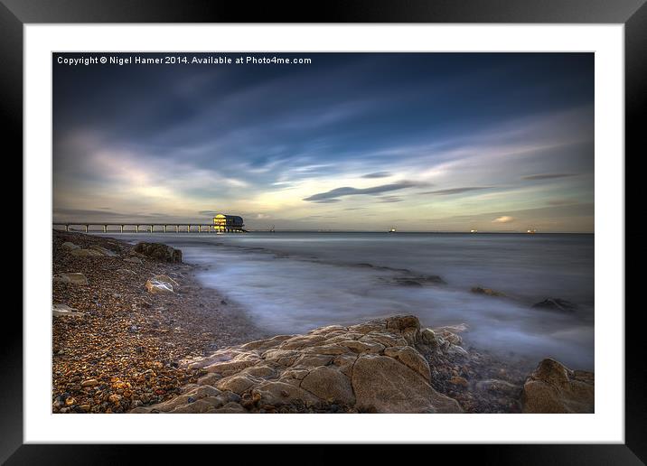 Bembridge By The Lifeboat Framed Mounted Print by Wight Landscapes