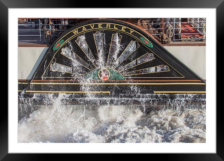 Waverley Close-up Port side Paddle Housing Framed Mounted Print by Ian Johnson