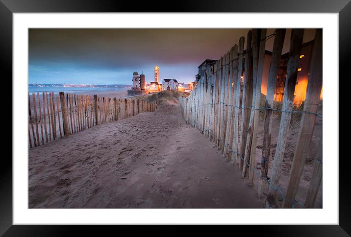 Swansea Bay coastal path Framed Mounted Print by Leighton Collins