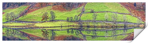 Rydal Water Abstract Print by Jamie Green