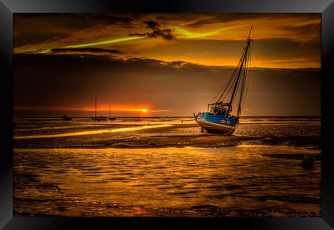 Golden Sunset Framed Print by Mike Janik