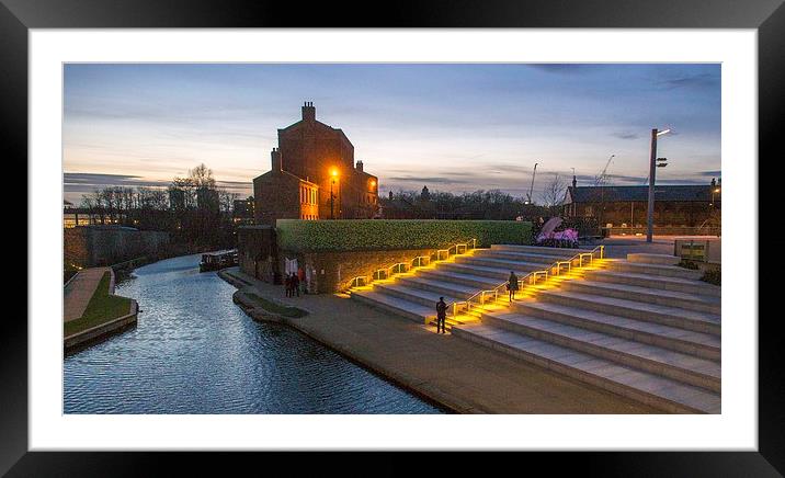 REGENTS PARK CANAL LONDON Framed Mounted Print by Clive Eariss