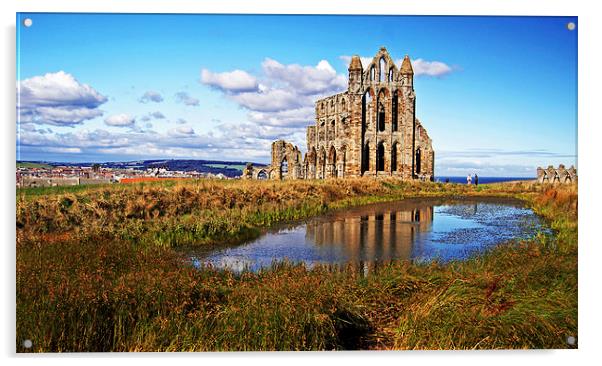 Abbey Ruins Acrylic by Joyce Storey