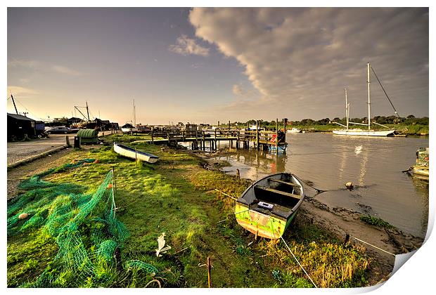 Southwold Harbour Print by Rob Hawkins