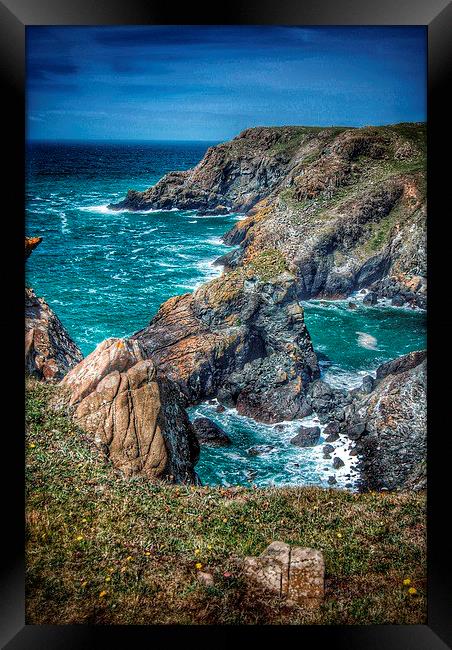 Cornwall Rocks Framed Print by Scott Anderson