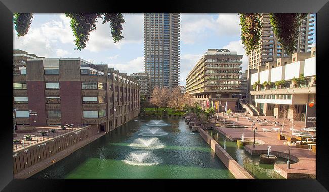THE BARBICAN LONDON Framed Print by Clive Eariss