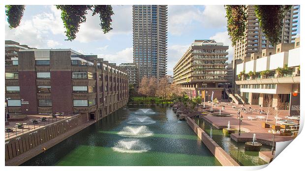 THE BARBICAN LONDON Print by Clive Eariss