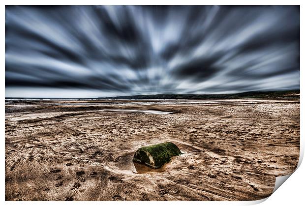Freshwater West Drama Print by Steve Purnell