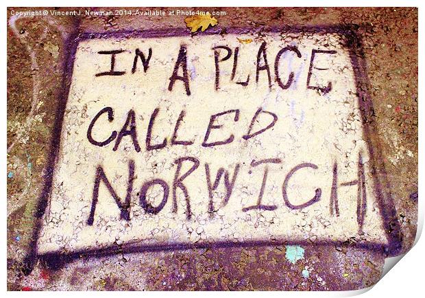 Norwich- Unique Urban Art Photography Print by Vincent J. Newman