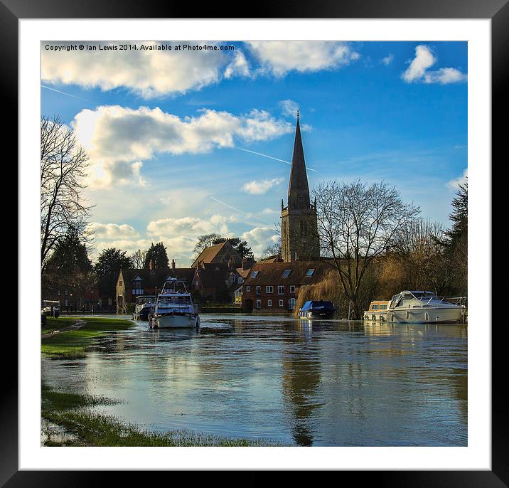 St Helens Church Abingdon Framed Mounted Print by Ian Lewis