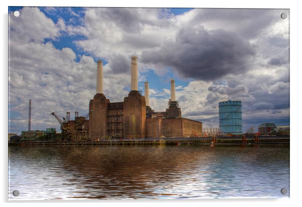 Battersea Power Station London Acrylic by David French