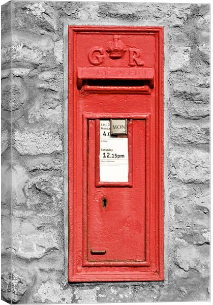 Post Box Canvas Print by Paula Connelly