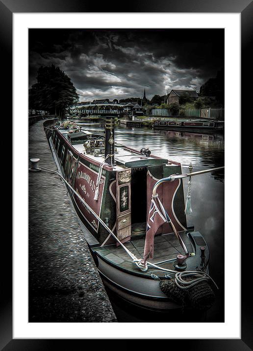 Northwich in oils Framed Mounted Print by stewart oakes