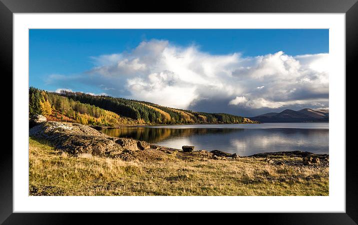 Loch Doon Framed Mounted Print by Karen Crawford