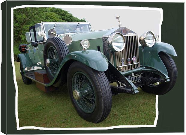 Rolls Royce Tourer - 1925 Canvas Print by pete barker