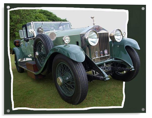 Rolls Royce Tourer - 1925 Acrylic by pete barker