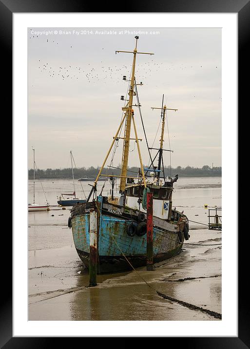 Old fishing boat Ranger Framed Mounted Print by Brian Fry