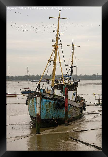 Old fishing boat Ranger Framed Print by Brian Fry