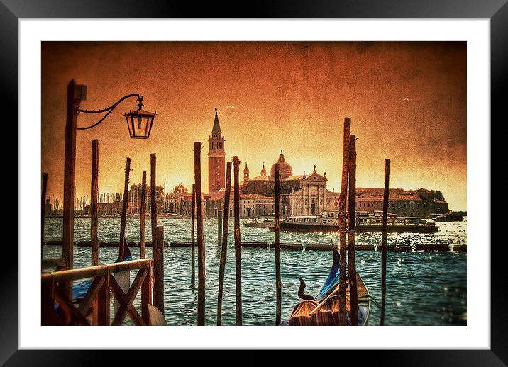 Venice Lagoon, Italy Framed Mounted Print by Scott Anderson