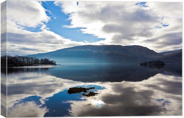 Reflections on Loch Lomond Canvas Print by Douglas Kerr