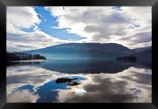 Reflections on Loch Lomond Framed Print by Douglas Kerr
