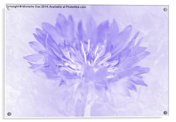 Pastel Purple Acrylic by Michelle Orai