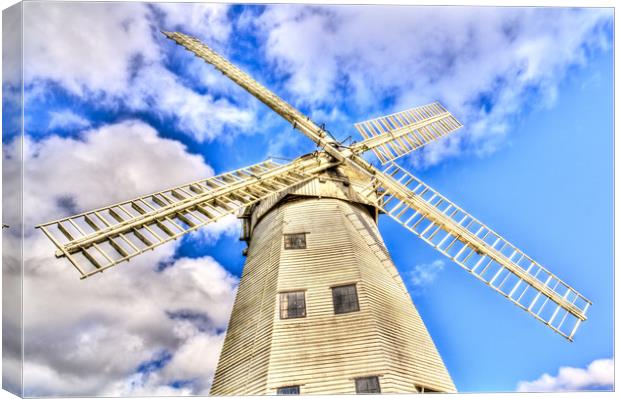 Upminster Windmill Essex England Canvas Print by David Pyatt