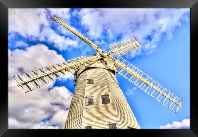 Upminster Windmill Essex England Framed Print by David Pyatt