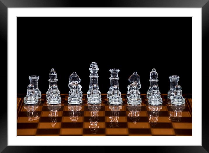 Chess Board Framed Mounted Print by Keith Thorburn EFIAP/b