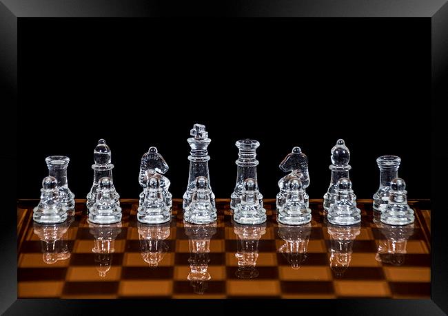 Chess Board Framed Print by Keith Thorburn EFIAP/b