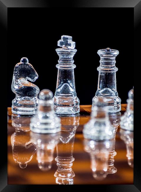 Chess Board Framed Print by Keith Thorburn EFIAP/b