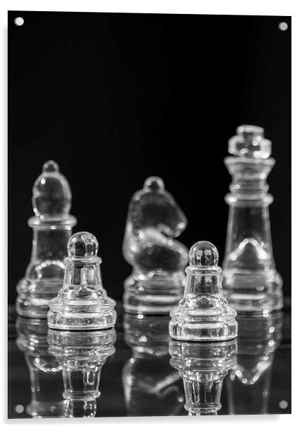 Chess Game Acrylic by Keith Thorburn EFIAP/b