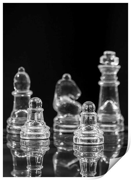 Chess Game Print by Keith Thorburn EFIAP/b