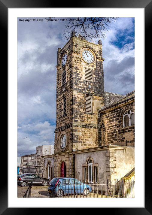 St Hildas Church Framed Mounted Print by Dave Emmerson