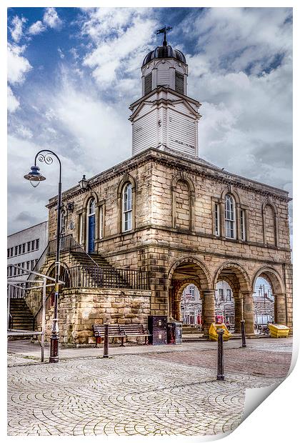 South Shields Old Town Hall Print by Dave Emmerson