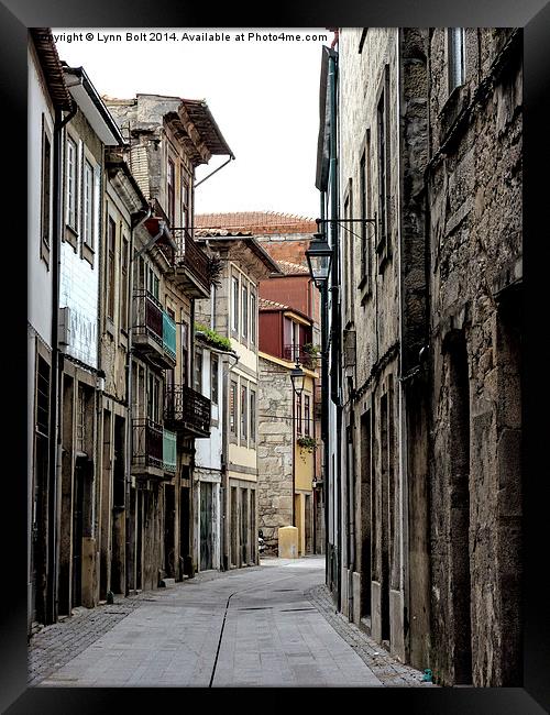 Porto Back Street Framed Print by Lynn Bolt