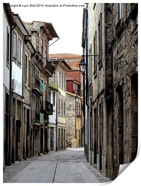 Porto Back Street Print by Lynn Bolt