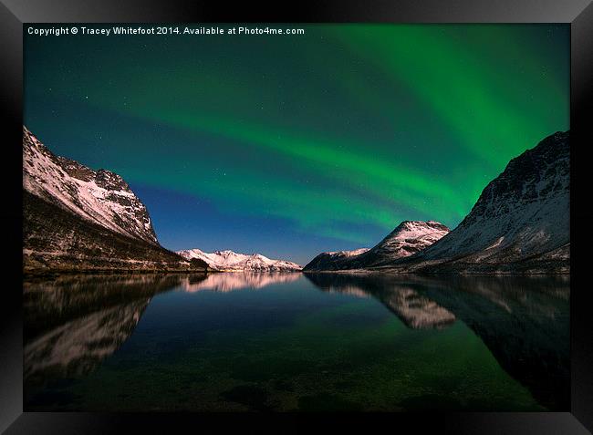 Aurora Reflections Framed Print by Tracey Whitefoot