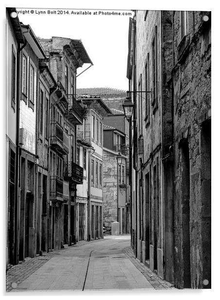 Back Street Oporto Acrylic by Lynn Bolt