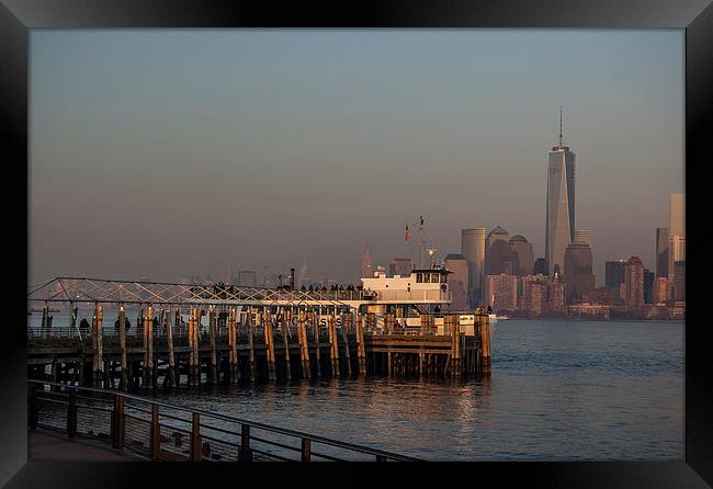 New York Skyline 1 Framed Print by Steve Purnell