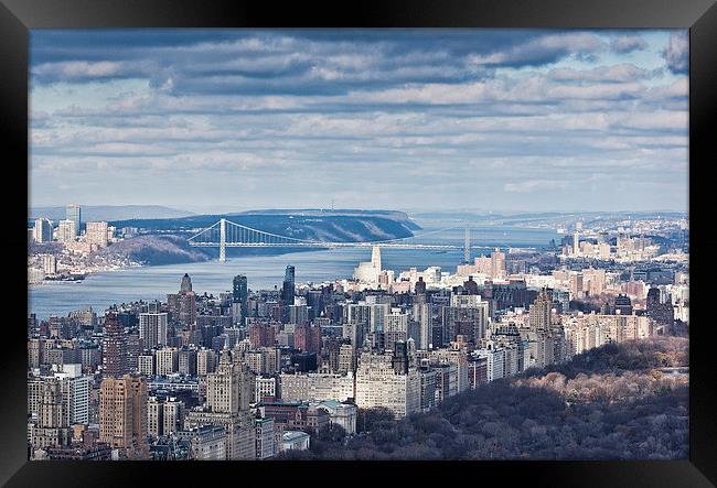 New York Skyline 2 Framed Print by Steve Purnell