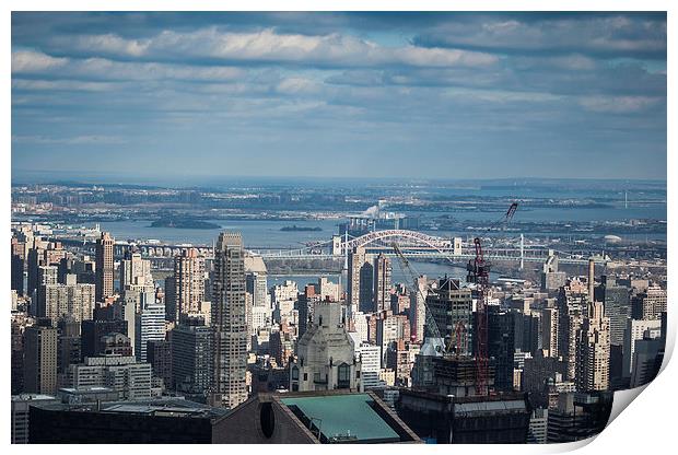 New York Skyline 4 Print by Steve Purnell