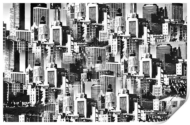 City Print by Guido Parmiggiani