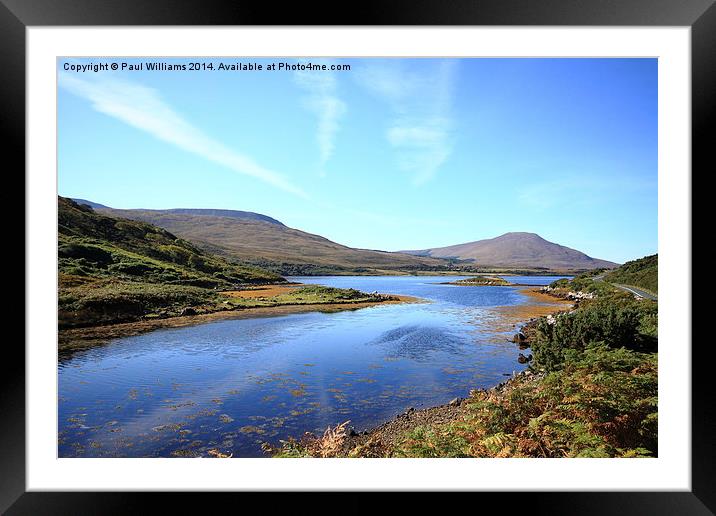 Claggan Co. Mayo, Eire Framed Mounted Print by Paul Williams