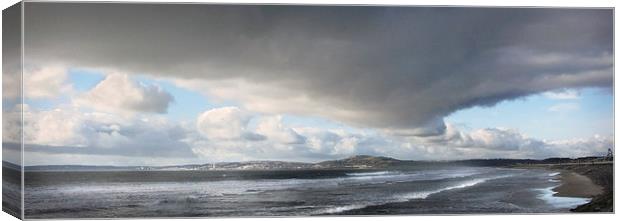 SWANSEA BAY Canvas Print by Anthony R Dudley (LRPS)