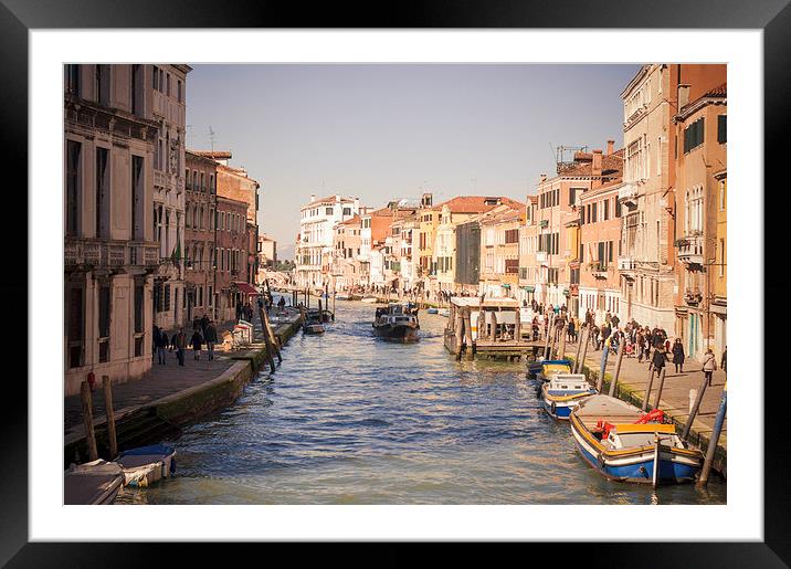 Venice Framed Mounted Print by Chiara Cattaruzzi