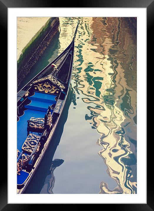 Reflections in Venice Framed Mounted Print by Chiara Cattaruzzi