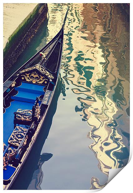Reflections in Venice Print by Chiara Cattaruzzi