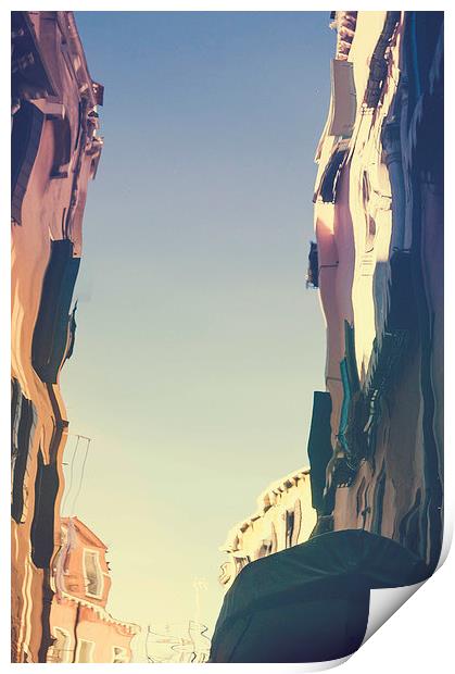 Reflections in Venice Print by Chiara Cattaruzzi
